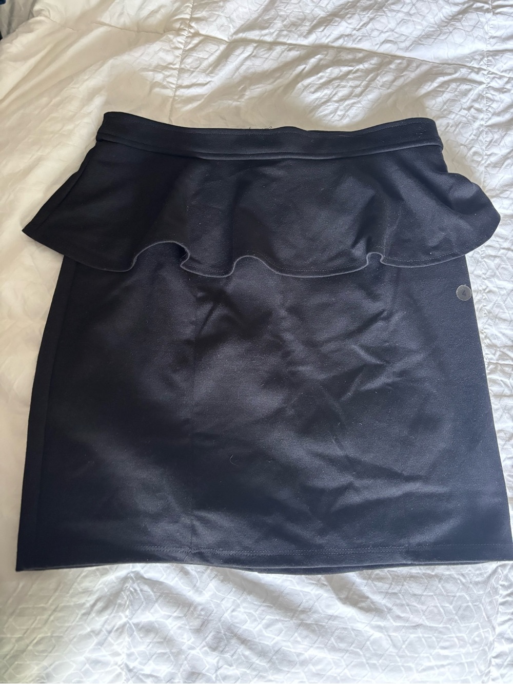 American Eagle Outfitters Black Peplum Pencil Skirt